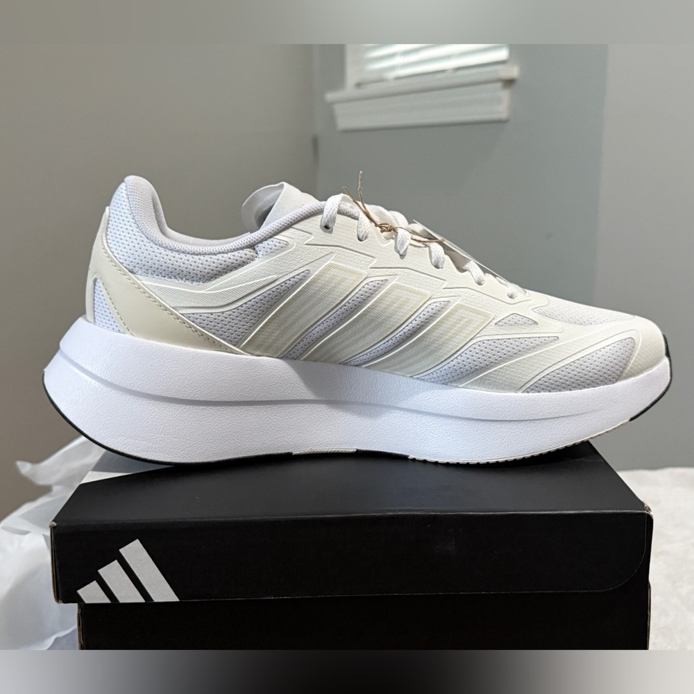 adidas Adirok Lace Up Womens Size 11 White/ Cream Sneakers Platform Shoes NIB